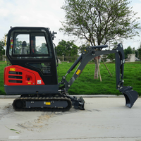 Sijil CE Mesin Penggali Bumi Kecil Backhoe Mini Excavator 