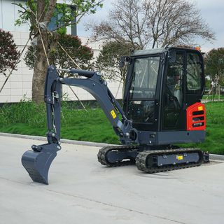 Pembekalan Kilang China 2t Mini Excavator dengan Kabin untuk Pertanian