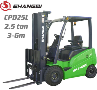 Forklift bateri litium CPD25L（Bateri litium pilihan + Berat Angkat：2.5Tan + Tiang 3-6m Pilihan）