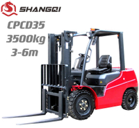 CPCD35（Forklift diesel+bersijil EPA + Berat Angkat：3.5 Tan + Tiang Pilihan）