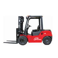 Forklift Diesel 4.5 Tan dengan Shifter Sisi untuk Dijual