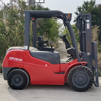 Trak Forklift China 2.5T Forklift Diesel 2.5ton 2500kg Trak Forklift Diesel Triplex Tiang Enjin Cina