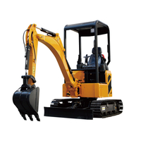 Peralatan Penggali Serbaguna CE Taman Kecil Micro Compact Mini Excavator