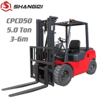 CPCD50（Forklift diesel + Angkat Berat：5.0 Tan + Tiang Pilihan）