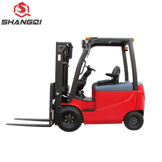 Pengeluar Cina forklift elektrik 2.5 tan dengan tiang dupleks