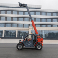 TL875 Teleskopik Pengendali Forklift Telehandler dengan Kabin Dan Penghawa Dingin