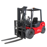 Forklift Diesel Kecil 5.0TON dengan transmisi automatik Enjin Xinchai 4D35ZG31