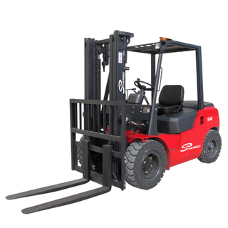 Forklift Diesel Kecil 5.0TON dengan transmisi automatik Enjin Xinchai 4D35ZG31